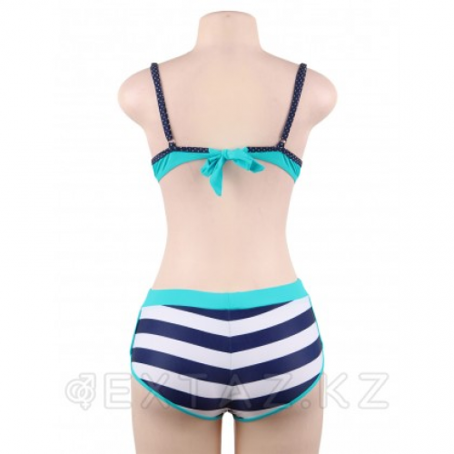 Купальник тройка Stripe Blue (2XL)  в Казахстане, интернет-аптека Aurma.kz