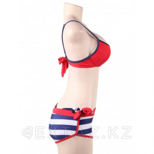 Купальник тройка Red Stripe (L)  в Казахстане, интернет-аптека Aurma.kz
