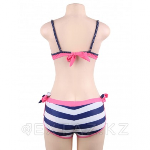 Купальник тройка Pink Stripe (XL)  в Казахстане, интернет-аптека Рокет Фарм