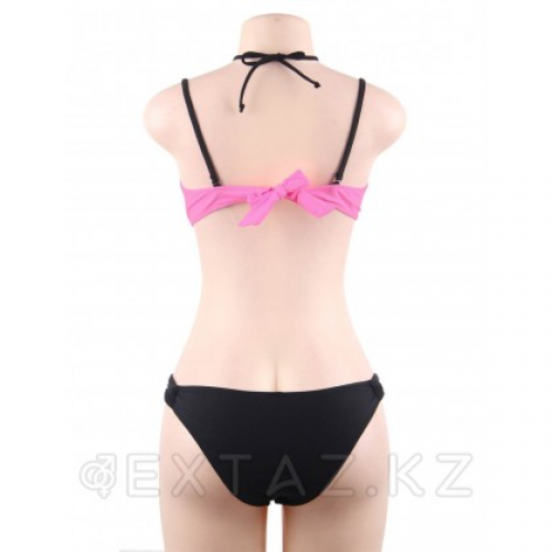 Купальник с завязками на шее Mesh Pink (L)  в Казахстане, интернет-аптека Aurma.kz