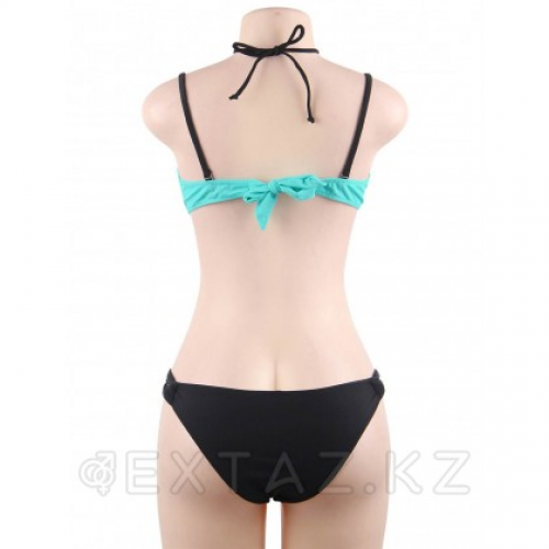 Купальник с завязками на шее Mesh Green (S)  в Казахстане, интернет-аптека Aurma.kz