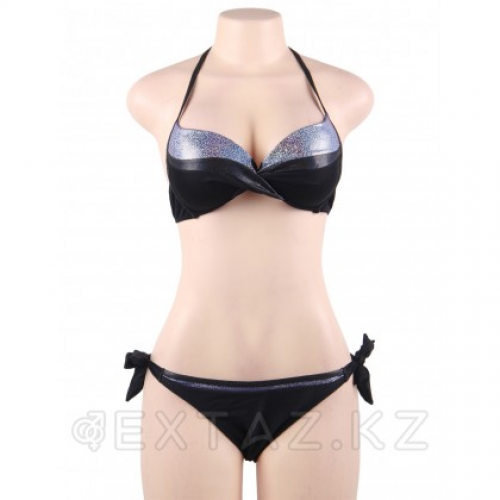 Купальник Glitter Push Up Black (L)  в Казахстане, интернет-аптека Aurma.kz