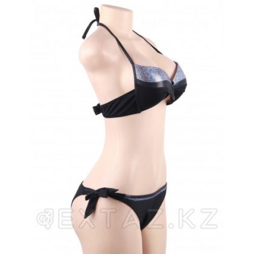 Купальник Glitter Push Up Black (L)  в Казахстане, интернет-аптека Рокет Фарм