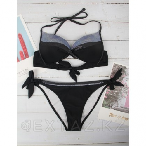 Купальник Glitter Push Up Black (XL)  в Казахстане, интернет-аптека Aurma.kz
