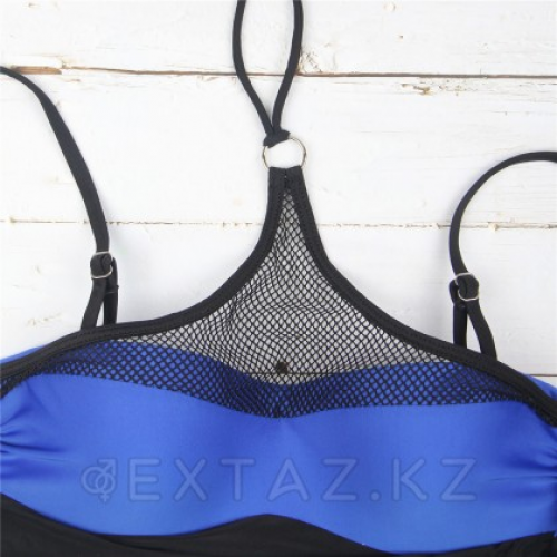 Купальник слитный Mesh Blue (S)  в Казахстане, интернет-аптека Aurma.kz