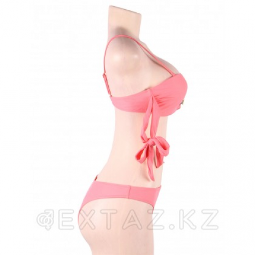 Купальник с завязками Rhinestone Pink (S, M, L, XL)  в Казахстане, интернет-аптека Aurma.kz