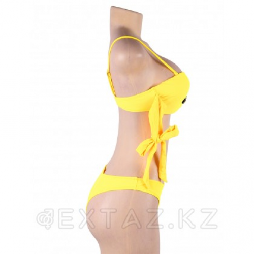 Купальник с завязками Rhinestone Yellow (S, M, L, XL)  в Казахстане, интернет-аптека Рокет Фарм