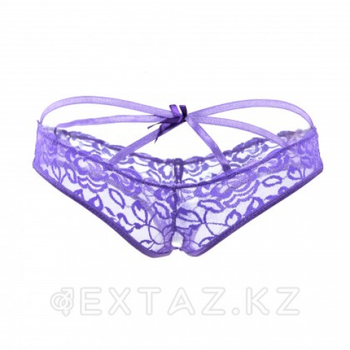 Стринги с доступом Purple Bow (3XL) в Казахстане, интернет-аптека Aurma.kz