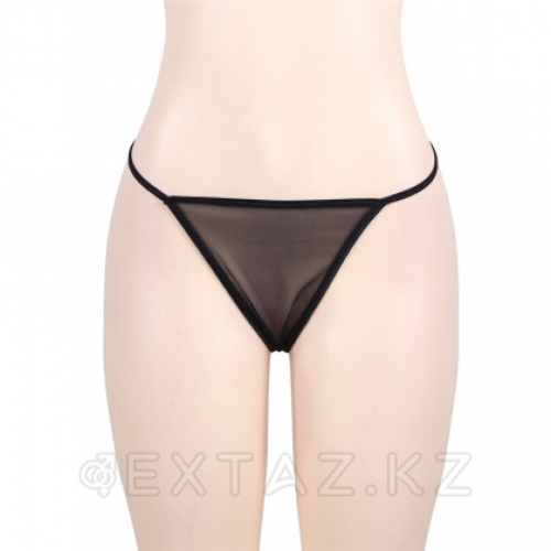 Пояс для чулок на высокой посадке Black Sexy Lace (3XL) в Казахстане, интернет-аптека Aurma.kz