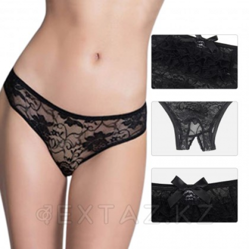 Кружевные трусики с доступом (XL-2XL)  в Казахстане, интернет-аптека Aurma.kz