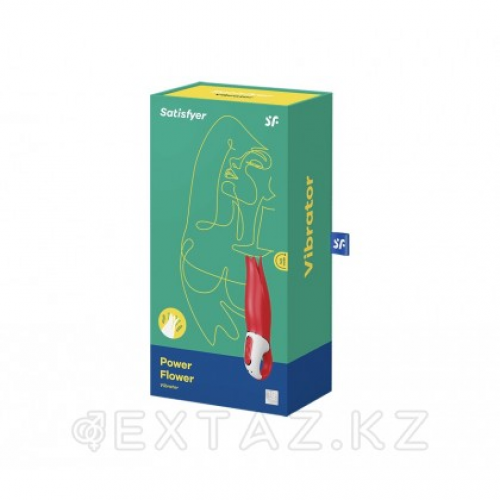 Вибромассажер Satisfyer Vibes Power Flower, 18,5 см в Казахстане, интернет-аптека Aurma.kz