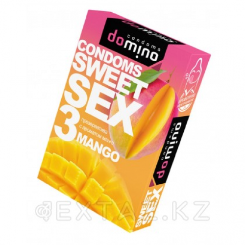 Презервативы для орального секса Sweetsex манго №3  в Казахстане, интернет-аптека Рокет Фарм