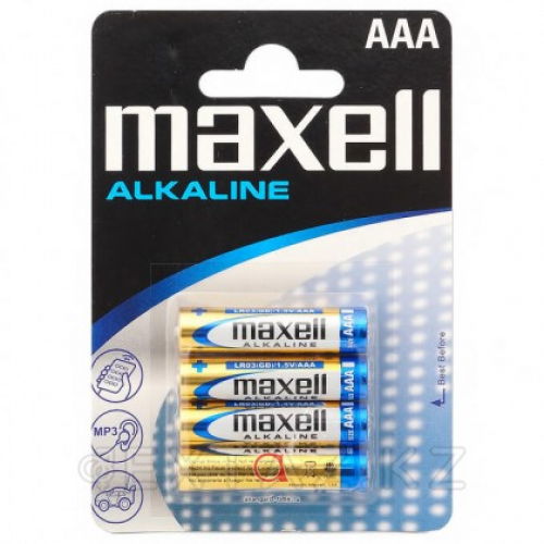 Батарейки MAXELL ALKALINE AAA (мизинчиковые) - 4 шт.  в Казахстане, интернет-аптека Рокет Фарм