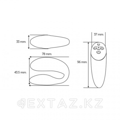 WE-VIBE Chorus Вибратор для пар (голубой)  в Казахстане, интернет-аптека Aurma.kz