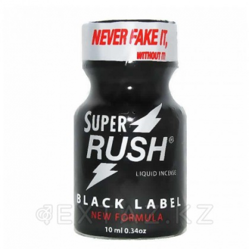 Попперс "Super Rush Black label PWD" 10 мл. (Канада)  в Казахстане, интернет-аптека Рокет Фарм