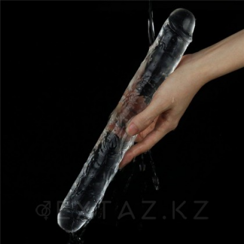 Двойной фаллоимитатор Flawless Clear (30*3,5 см)  в Казахстане, интернет-аптека Aurma.kz