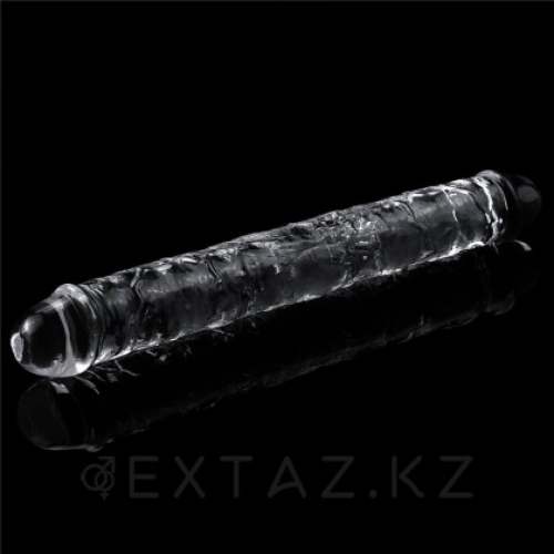 Двойной фаллоимитатор Flawless Clear (30*3,5 см)  в Казахстане, интернет-аптека Aurma.kz