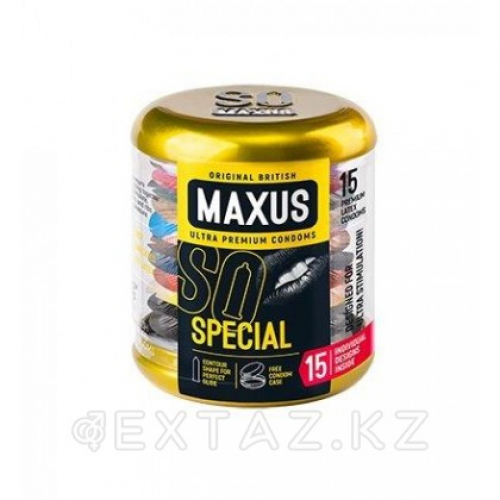 ПРЕЗЕРВАТИВЫ "MAXUS" SPECIAL № 15 (точечно-ребристые) в железном кейсе  в Казахстане, интернет-аптека Рокет Фарм