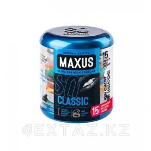 ПРЕЗЕРВАТИВЫ "MAXUS" CLASSIC № 15 (классические) в железном кейсе  в Казахстане, интернет-аптека Рокет Фарм