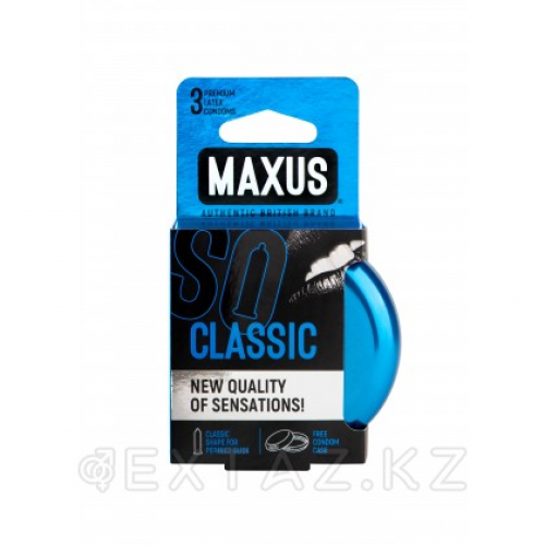 ПРЕЗЕРВАТИВЫ "MAXUS" CLASSIC № 15 (классические) в железном кейсе  в Казахстане, интернет-аптека Рокет Фарм