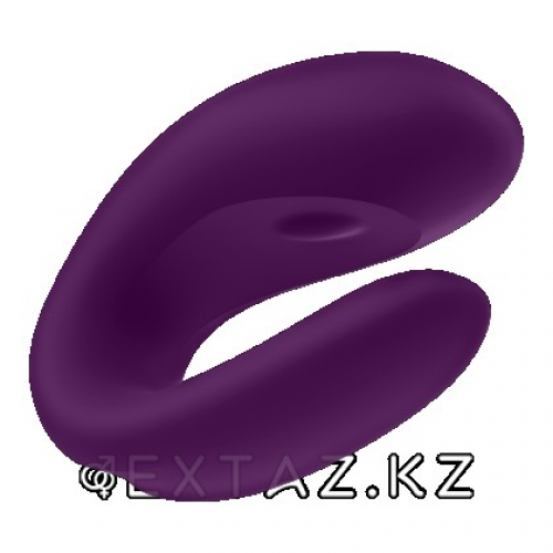 Вибратор для пар Satisfyer Partner Double Joy (фиолетовый)  в Казахстане, интернет-аптека Рокет Фарм