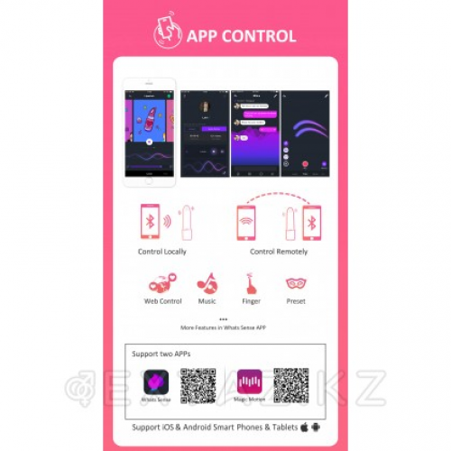 Вибратор розовый MAGIC LOTOS в Казахстане, интернет-аптека Aurma.kz