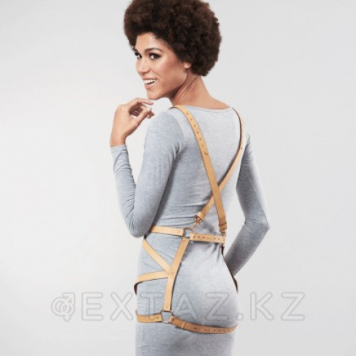 Упряжь MAZE- Arros Dress от Bijoux Indiscrets (коричневая)  в Казахстане, интернет-аптека Aurma.kz
