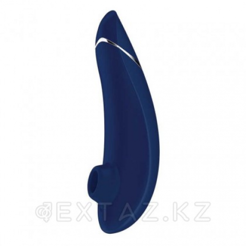 Бесконтактный клиторальный стимулятор Womanizer Premium синий  в Казахстане, интернет-аптека Aurma.kz