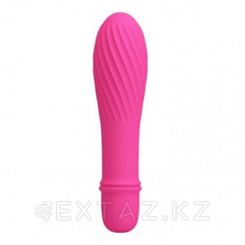 Мини вибратор "Solomon" 12,3 x 2,9 см. розовый в Казахстане, интернет-аптека Aurma.kz