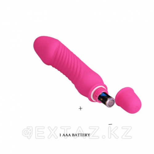 Мини вибратор "Stev" 13,5 x 2,9 см. розовый  в Казахстане, интернет-аптека Aurma.kz