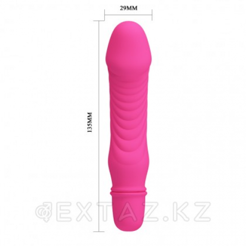 Мини вибратор "Stev" 13,5 x 2,9 см. розовый  в Казахстане, интернет-аптека Aurma.kz