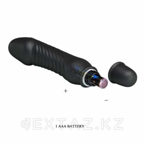 Мини вибратор "Stev" 13,5 x 2,9 см. черный  в Казахстане, интернет-аптека Aurma.kz