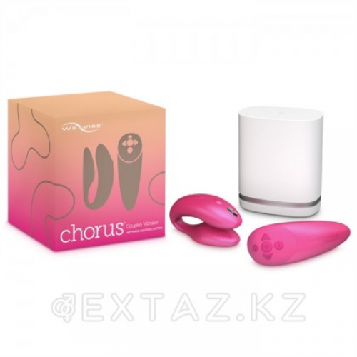 Вибратор для пар WE-VIBE Chorus (розовый-cosmic)  в Казахстане, интернет-аптека Aurma.kz