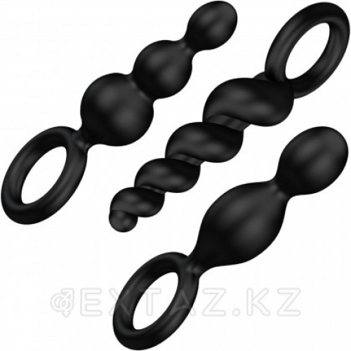 Набор анальных игрушек Satisfyer Booty Call black (набор 3 шт) в Казахстане, интернет-аптека Aurma.kz