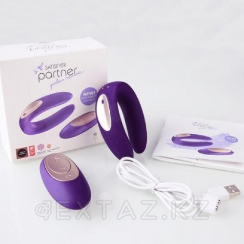 Стимулятор для пар Satisfyer Double Plus Remote в Казахстане, интернет-аптека Aurma.kz