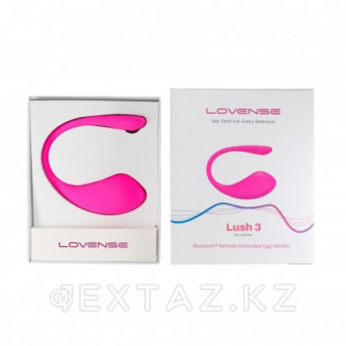 Виброяйцо с приложением для пар Lovense "Lush  3"  в Казахстане, интернет-аптека Aurma.kz