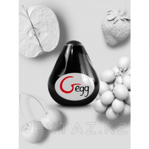 Gvibe Gegg Black - яйцо-мастурбатор, 6.5х5 см. черный  в Казахстане, интернет-аптека Aurma.kz