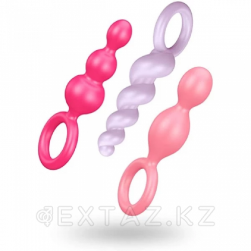 Набор анальных игрушек Booty Call Satisfyer цветные  в Казахстане, интернет-аптека Aurma.kz