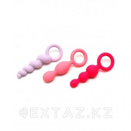 Набор анальных игрушек Booty Call Satisfyer цветные  в Казахстане, интернет-аптека Aurma.kz