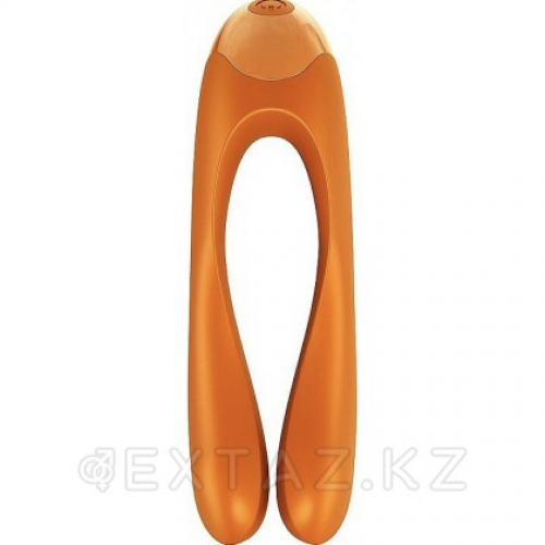 Мини вибратор на палец Satisfyer Candy Cane оранжевый  в Казахстане, интернет-аптека Aurma.kz