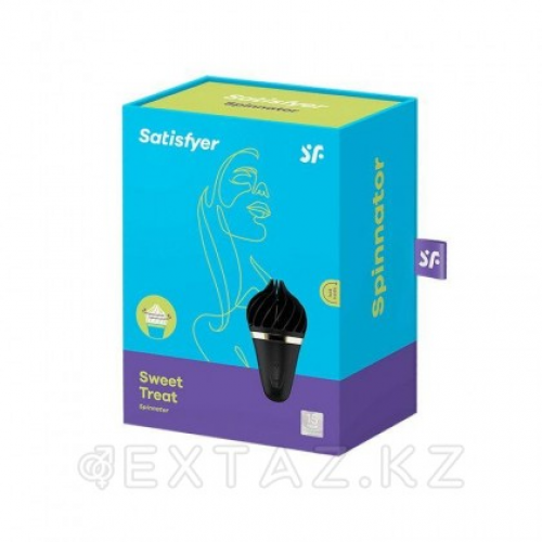 Клиторальный стимулятор Satisfyer Spinnator Sweet Treat (черный)  в Казахстане, интернет-аптека Aurma.kz