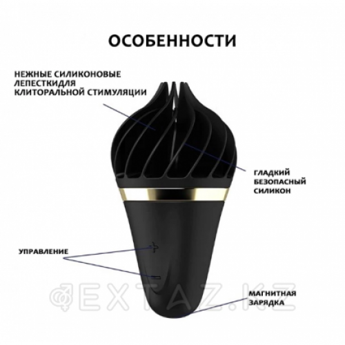 Клиторальный стимулятор Satisfyer Spinnator Sweet Treat (черный) в Казахстане, интернет-аптека Aurma.kz