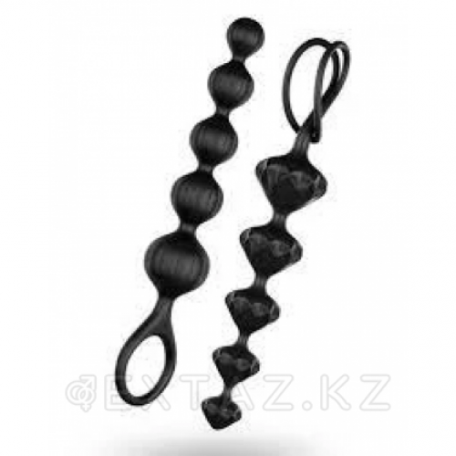 Набор анальных стимуляторов Satisfyer Love Beads black (2 шт)  в Казахстане, интернет-аптека Aurma.kz