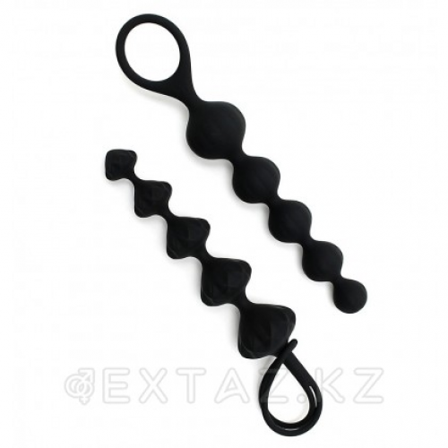 Набор анальных стимуляторов Satisfyer Love Beads black (2 шт) в Казахстане, интернет-аптека Aurma.kz