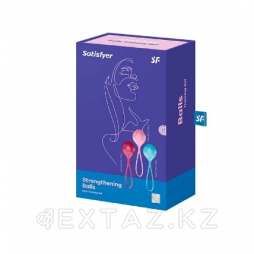 Вагинальные шарики Satisfyer Strengthening Balls (набор из 3 шт.)  в Казахстане, интернет-аптека Aurma.kz