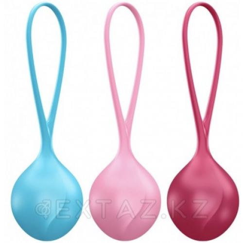 Вагинальные шарики Satisfyer Strengthening Balls (набор из 3 шт.) в Казахстане, интернет-аптека Aurma.kz