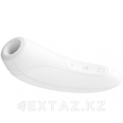 Вакуумный клиторальный стимулятор Satisfyer Curvy 1+ (белый)  в Казахстане, интернет-аптека Aurma.kz