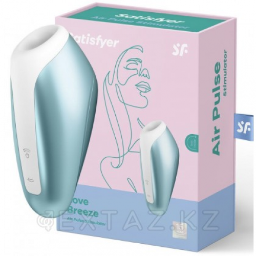 Клиторальный стимулятор Satisfyer Love Breeze ice blue  в Казахстане, интернет-аптека Рокет Фарм