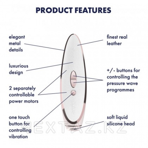 Вакуумно-волновой стимулятор с вибрацией Satisfyer Prêt-à-porter  в Казахстане, интернет-аптека Aurma.kz