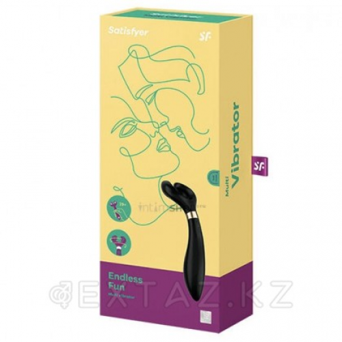 Многофункциональный вибромассажёр Satisfyer Endless Fun black в Казахстане, интернет-аптека Aurma.kz